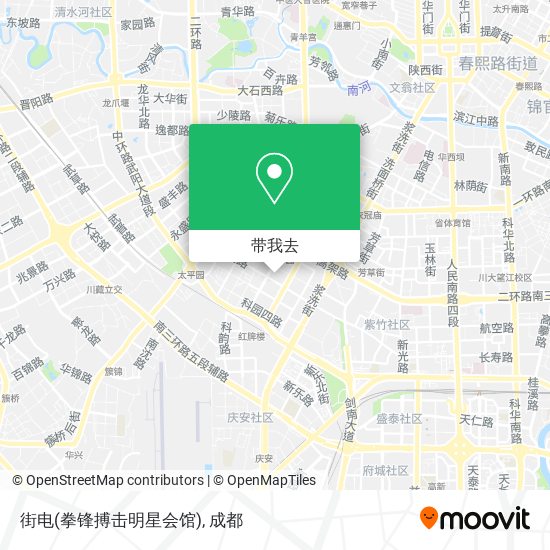 街电(拳锋搏击明星会馆)地图