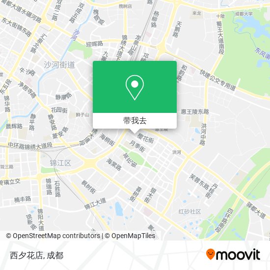 西夕花店地图