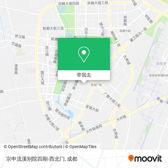 宗申流溪别院四期-西北门地图