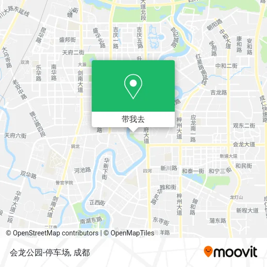 会龙公园-停车场地图