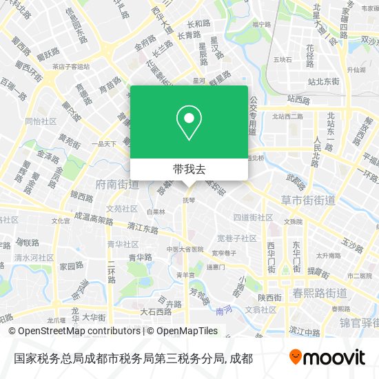 国家税务总局成都市税务局第三税务分局地图