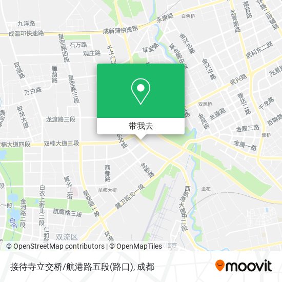接待寺立交桥/航港路五段(路口)地图