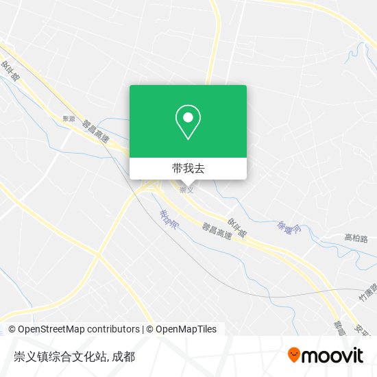 崇义镇综合文化站地图