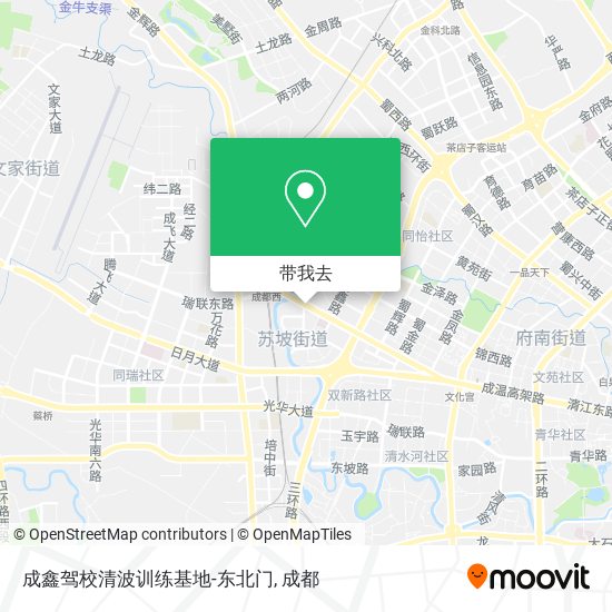成鑫驾校清波训练基地-东北门地图