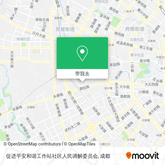 促进平安和谐工作站社区人民调解委员会地图