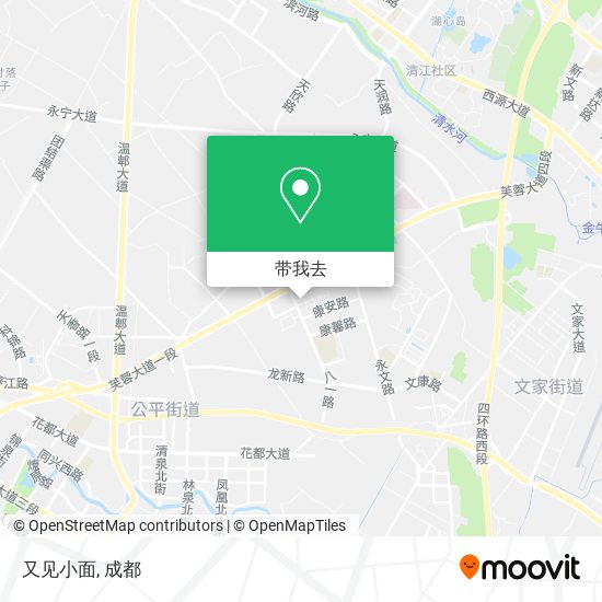 又见小面地图