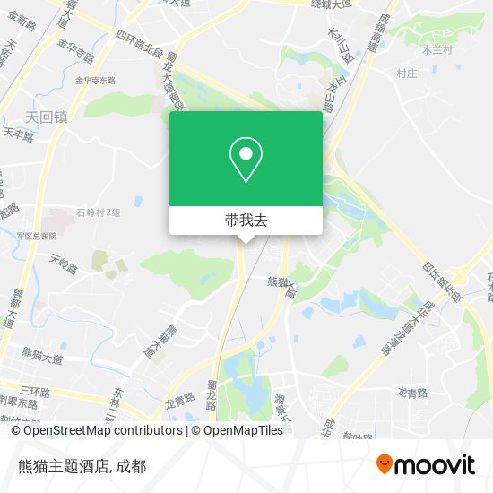 熊猫主题酒店地图