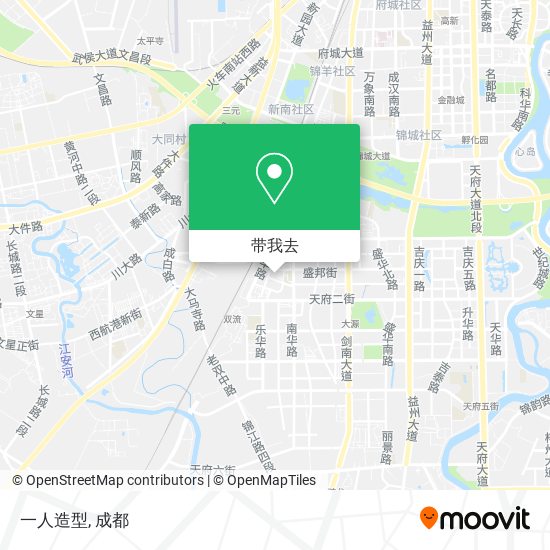 一人造型地图