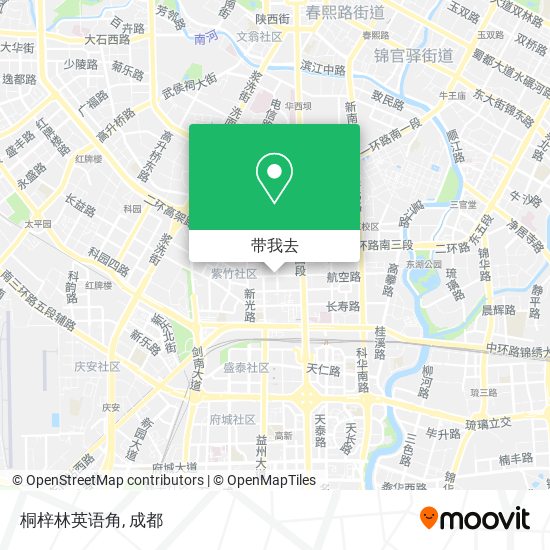桐梓林英语角地图