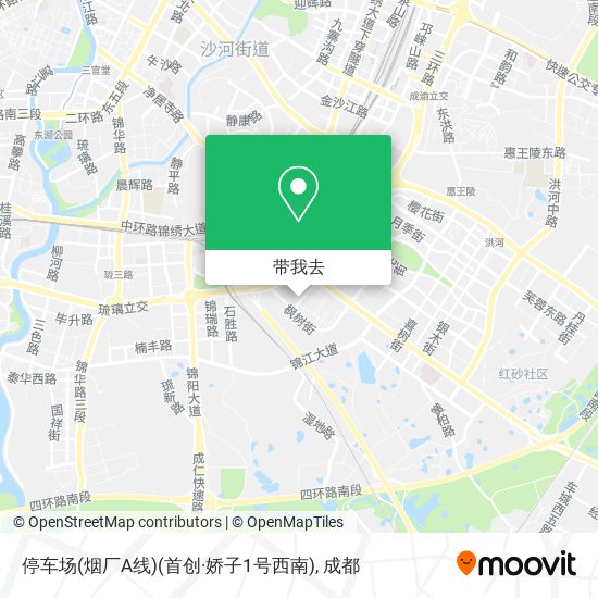 停车场(烟厂A线)(首创·娇子1号西南)地图