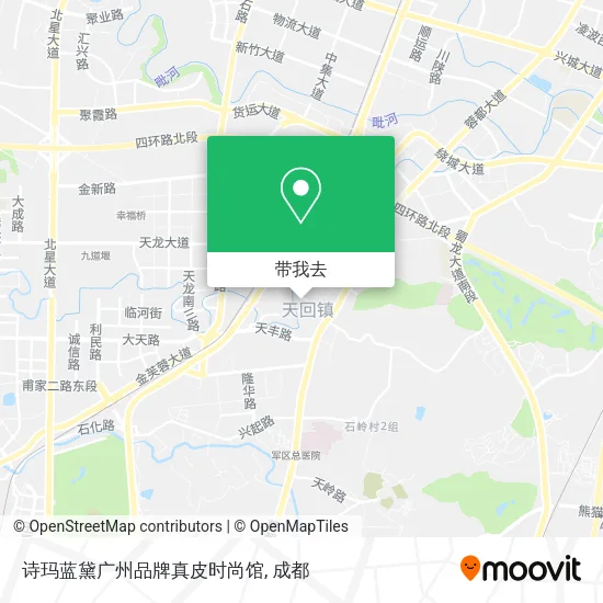 诗玛蓝黛广州品牌真皮时尚馆地图