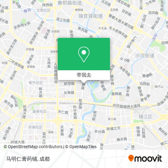 马明仁膏药铺地图