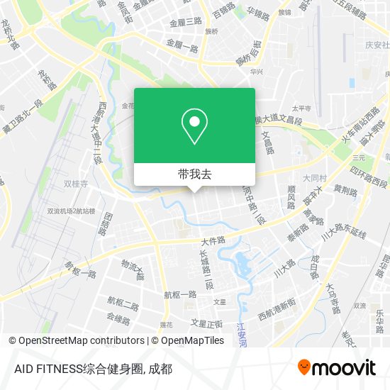 AID FITNESS综合健身圈地图