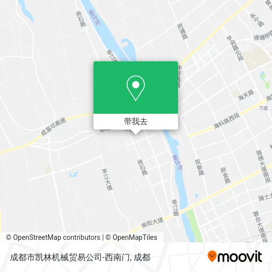 成都市凯林机械贸易公司-西南门地图