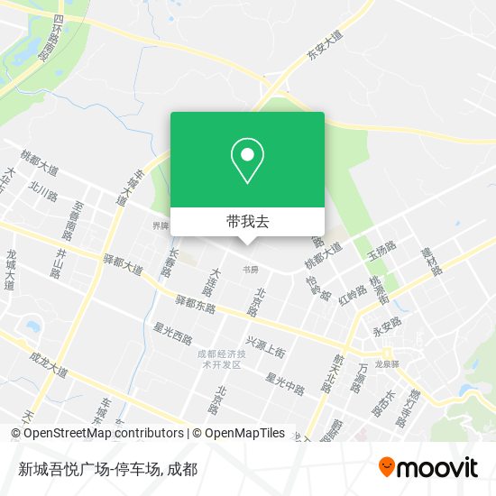 新城吾悦广场-停车场地图