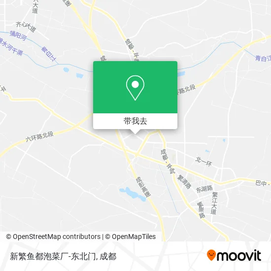 新繁鱼都泡菜厂-东北门地图