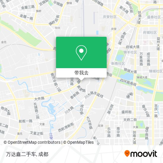 万达鑫二手车地图