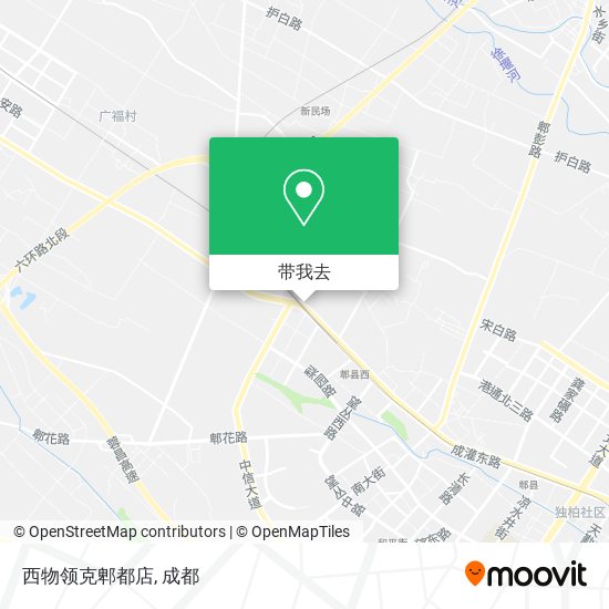 西物领克郫都店地图
