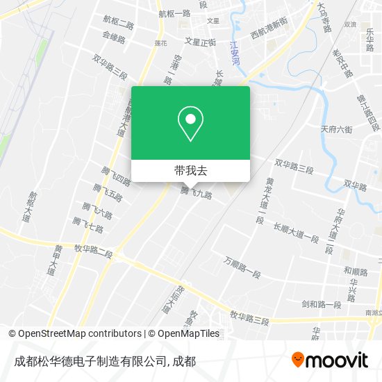 成都松华德电子制造有限公司地图