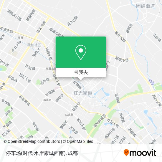 停车场(时代·水岸康城西南)地图