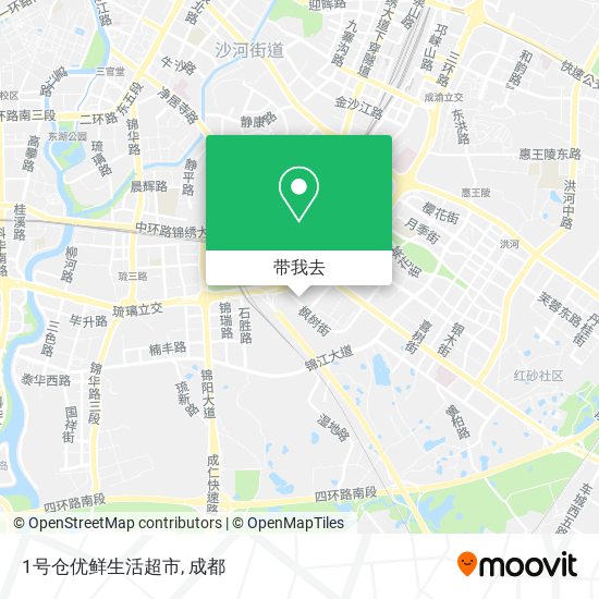 1号仓优鲜生活超市地图