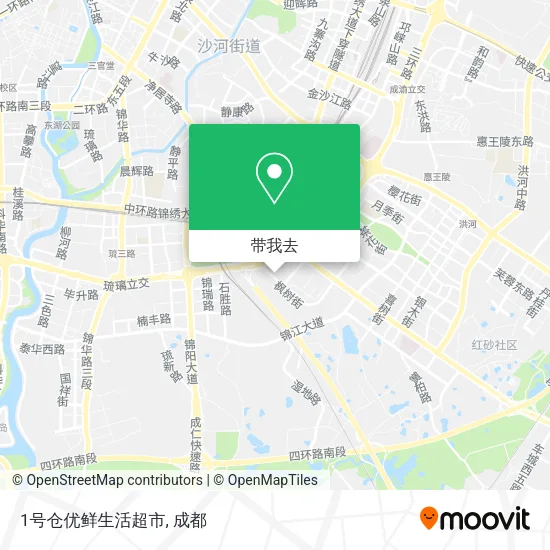 1号仓优鲜生活超市地图