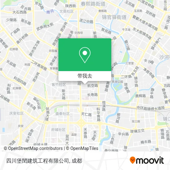 四川堡閏建筑工程有限公司地图
