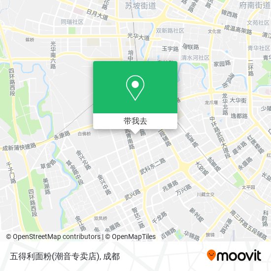 五得利面粉(潮音专卖店)地图