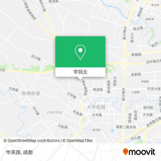 华美路地图