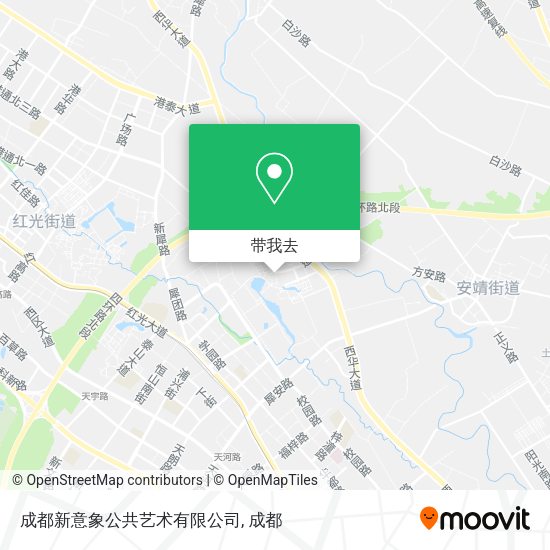 成都新意象公共艺术有限公司地图