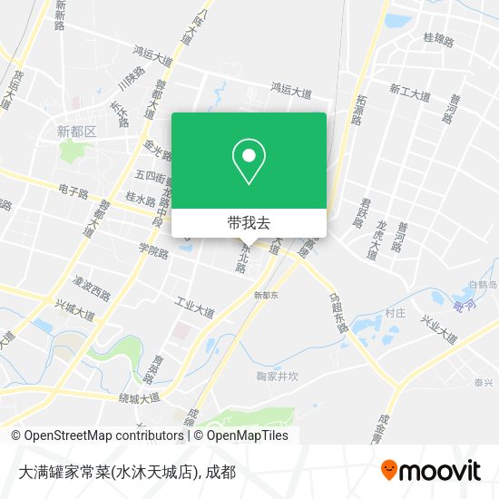 大满罐家常菜(水沐天城店)地图