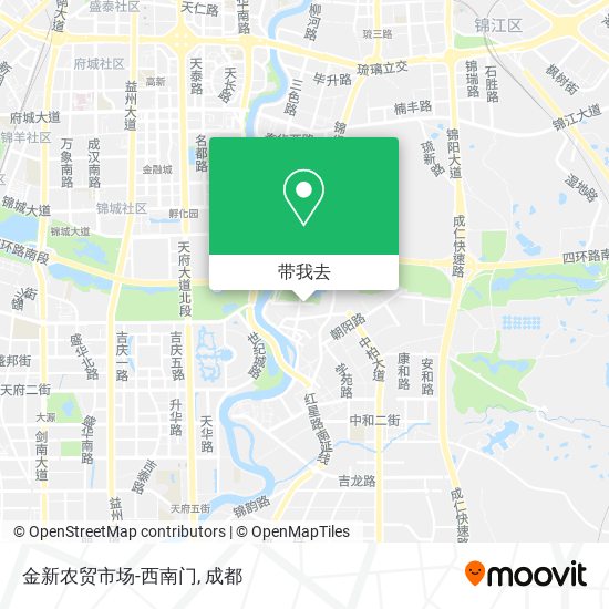 金新农贸市场-西南门地图