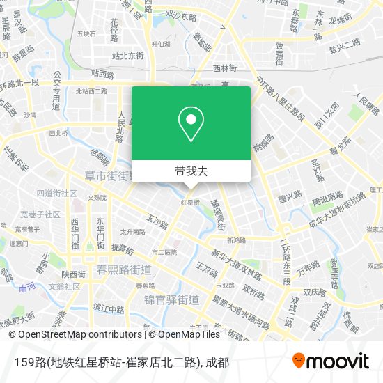 159路(地铁红星桥站-崔家店北二路)地图