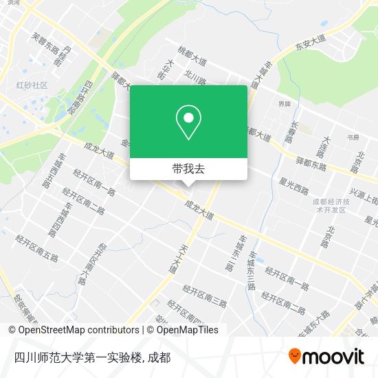 四川师范大学第一实验楼地图