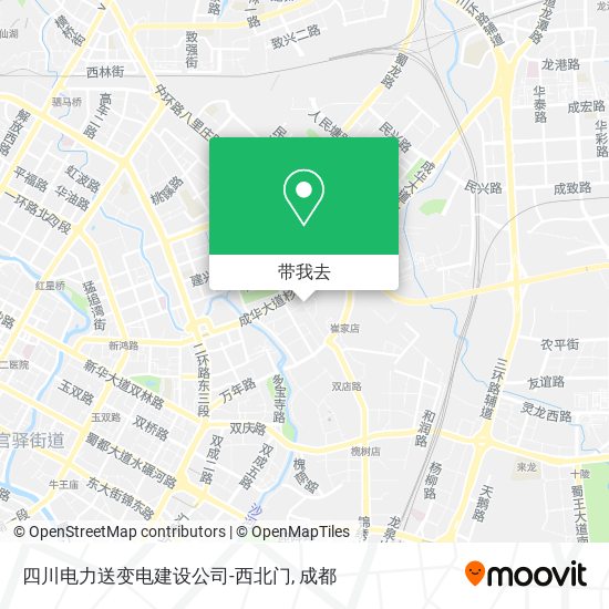 四川电力送变电建设公司-西北门地图