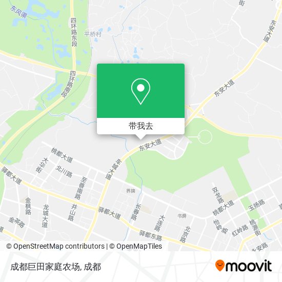 成都巨田家庭农场地图
