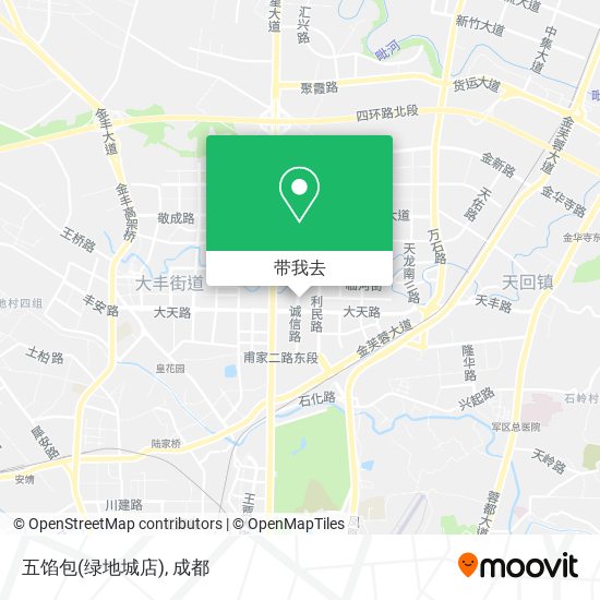 五馅包(绿地城店)地图