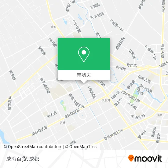 成渝百货地图