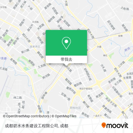 成都碧水水务建设工程限公司地图