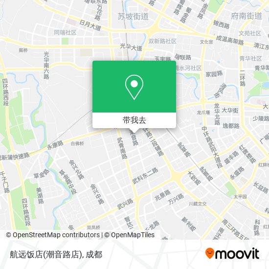 航远饭店(潮音路店)地图