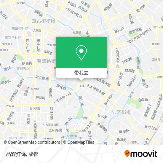 晶辉灯饰地图