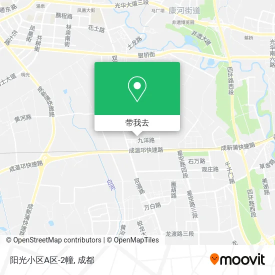 阳光小区A区-2幢地图