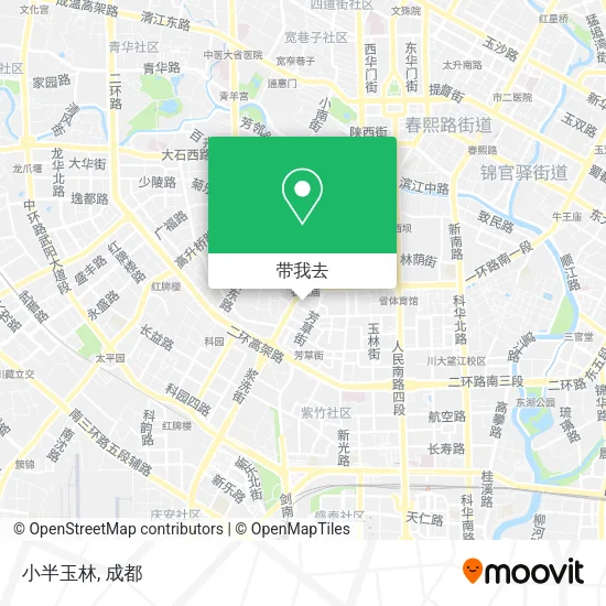 小半玉林地图