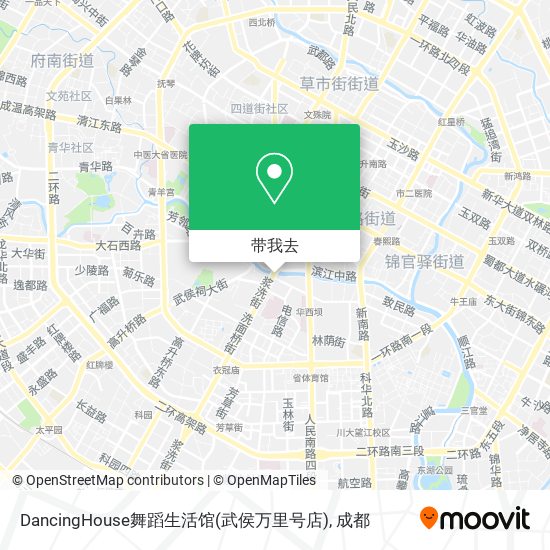 DancingHouse舞蹈生活馆(武侯万里号店)地图