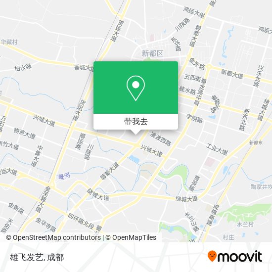 雄飞发艺地图
