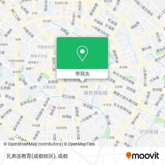 兄弟连教育(成都校区)地图