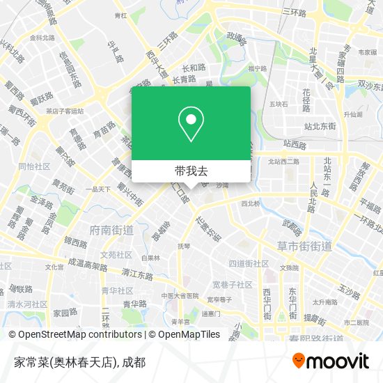 家常菜(奥林春天店)地图