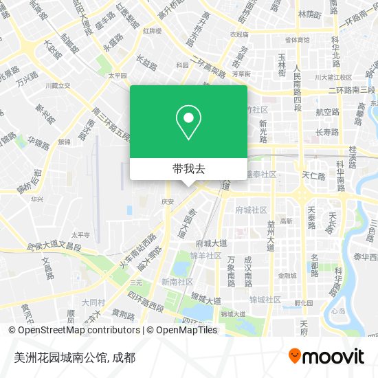 美洲花园城南公馆地图