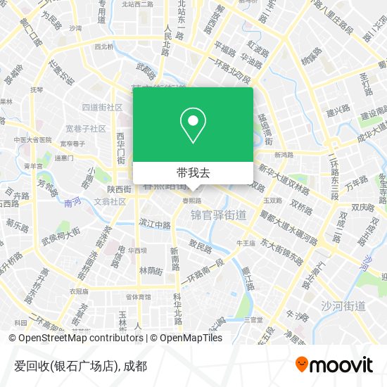爱回收(银石广场店)地图
