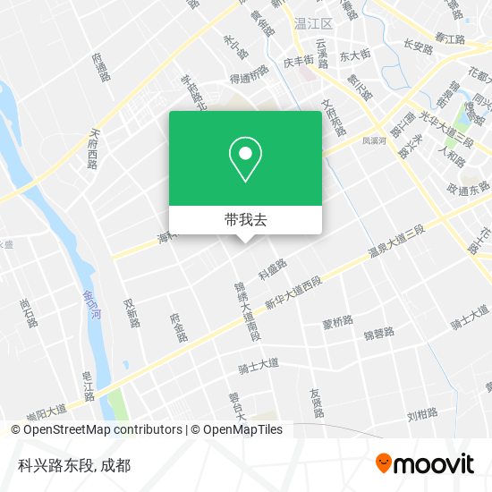科兴路东段地图